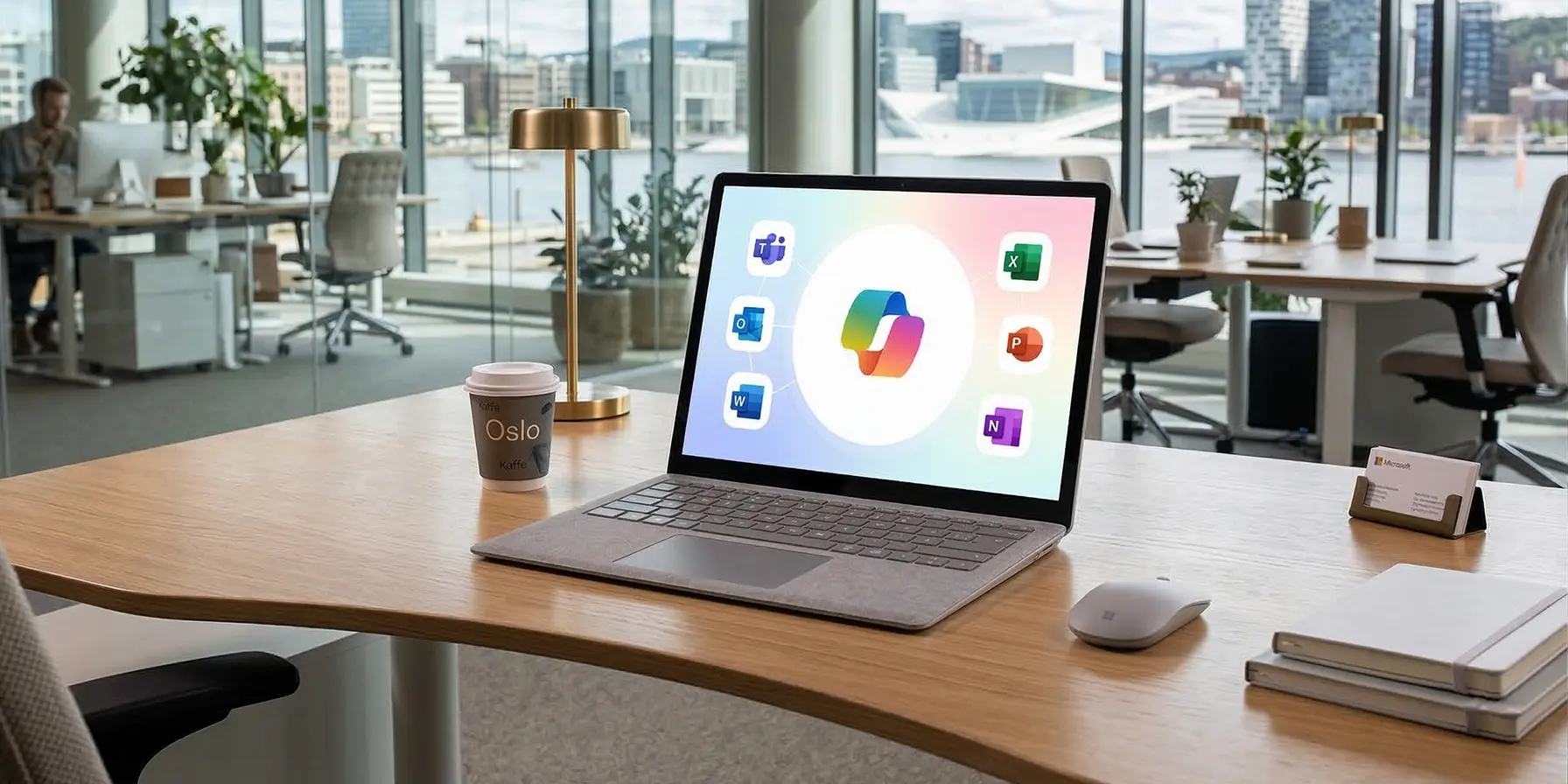 Microsoft 365 Copilot brukt på kontor i Oslo