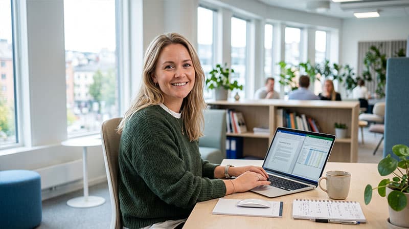 Kursbilde for nettstudiet Kontormedarbeider